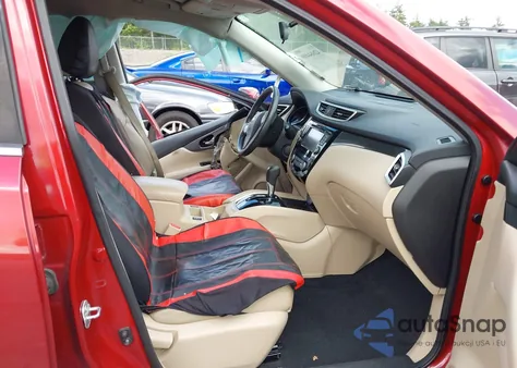 2016 Nissan Rogue Sl из США, поврежденный, VIN 5N1AT2MV7GC781133